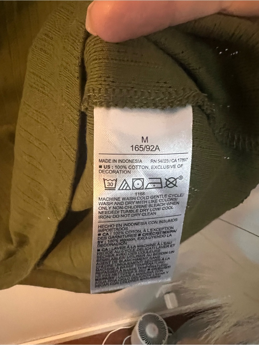 Old Navy Olive Green Ribbed Square-Neck Tank Top - Picture 4 of 6